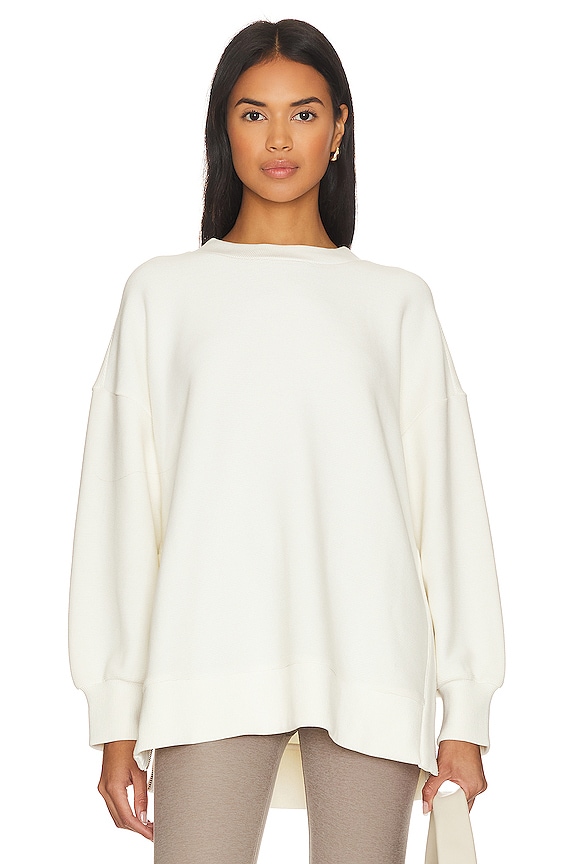 view 2 of 5 Mae Longline Sweatshirt in Egret