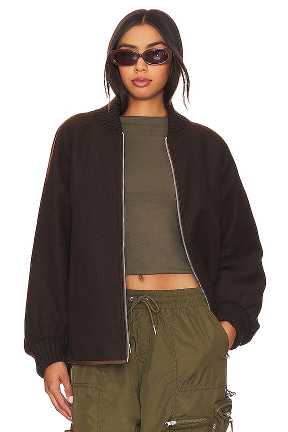 view 2 of 5 CHAQUETA RENO in Coffee Bean