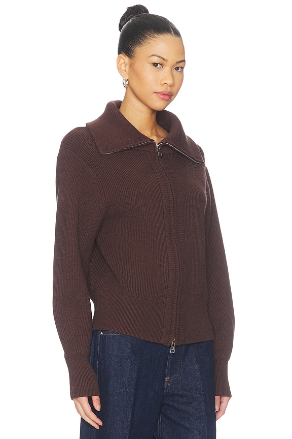 view 2 of 4 Enrico Knit Jacket in Coffee Bean