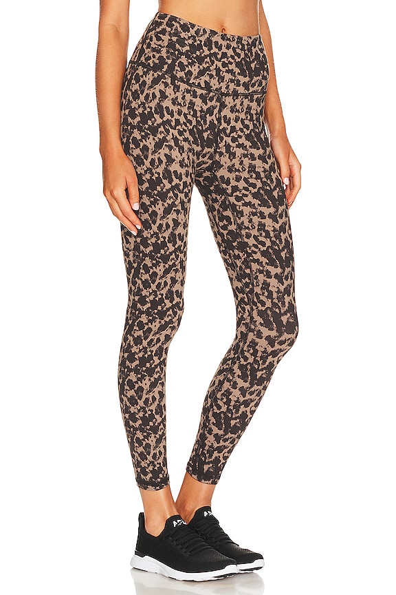 view 2 of 4 Let's Go Super High Legging in Copper Blurred Animal