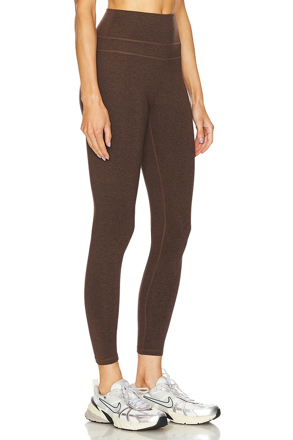 view 2 of 6 ALWAYS WARM BASE LAYER レギンス in Deep Chocolate Marl