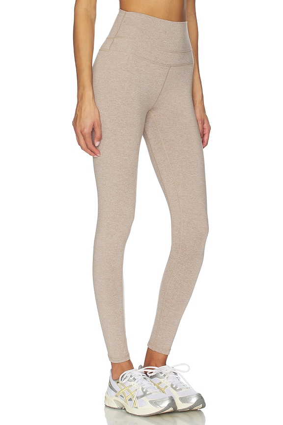 view 2 of 6 Always Warm Base Layer Legging in Taupe Marl