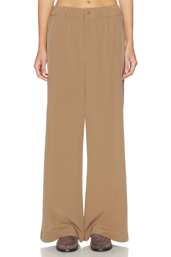 view 1 of 6 Kayson Wide Leg Pant in Taupe Stone