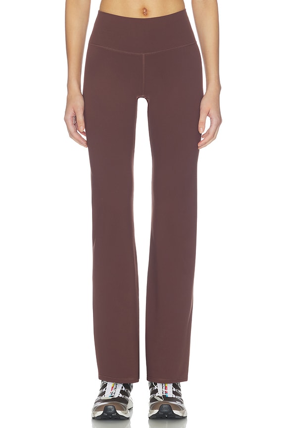 view 2 of 7 Always Flare Legging 32 in Deep Mahogany