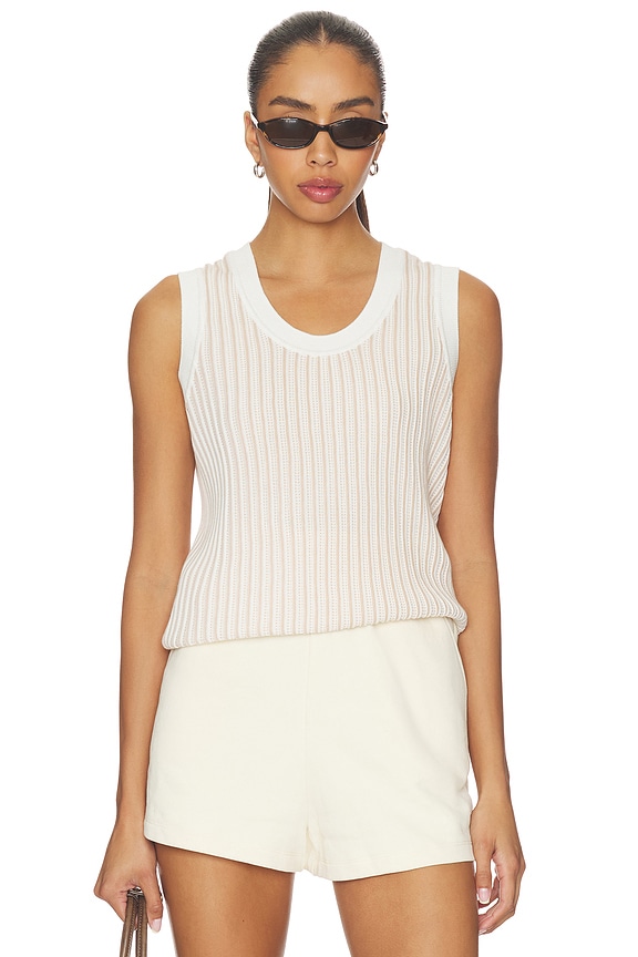 view 1 of 4 CAMISETA DE TIRANTES DE PUNTO ALDCROFT in Snow White