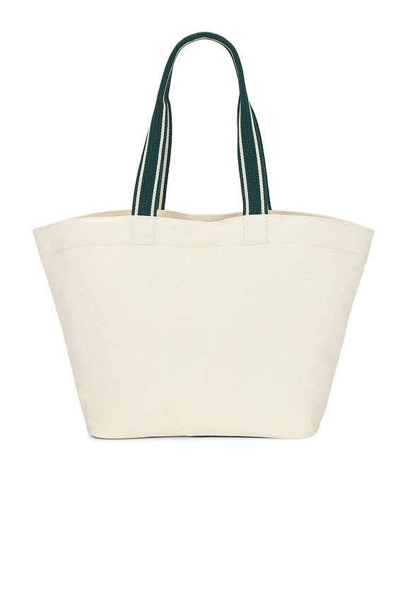 view 2 of 4 Robinson Canvas Club Tote in Ivory & Forest