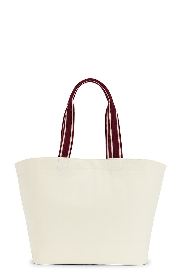 view 2 of 4 Robinson Canvas Club Tote Bag in Ivory & Port