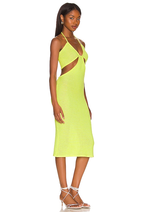 view 2 of 3 VESTIDO CUT in Neon Green