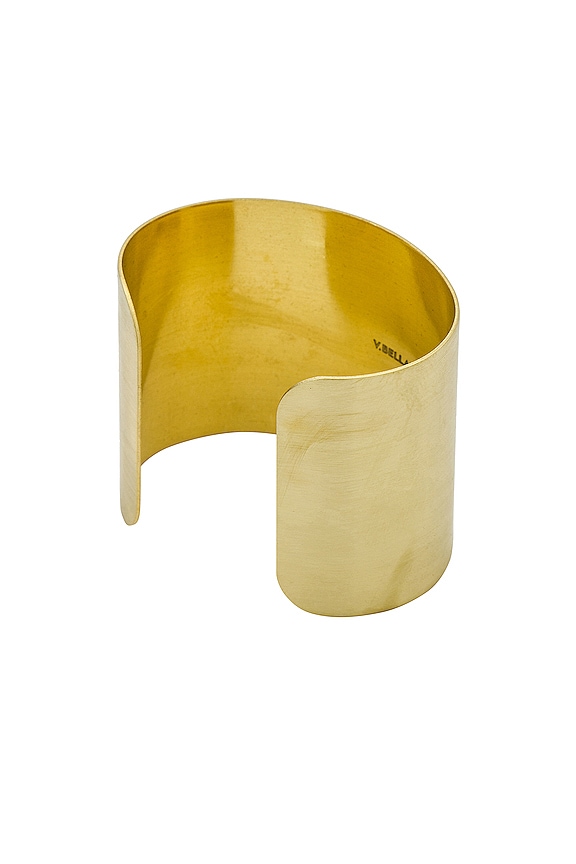 view 2 of 2 Small Sleeve Cuff in 18k Yellow Gold Plated