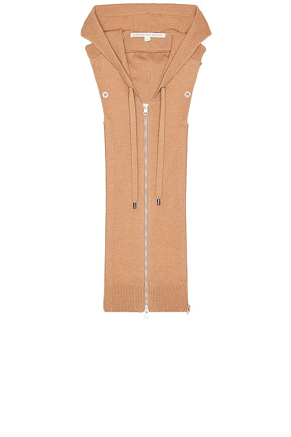 view 2 of 3 Cashmere Hoodie Dickey in Camel