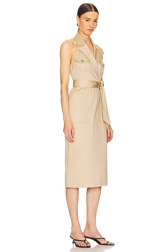 view 2 of 3 KITANA ドレス in Pebble Khaki