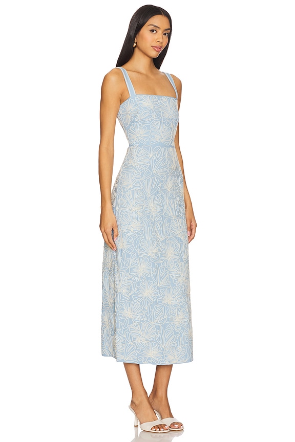 view 2 of 4 ROBE ELLA in Bluebell & Ecru