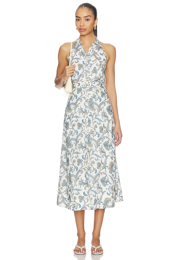 view 1 of 3 Mackey Dress With Smocking in Dove Multi