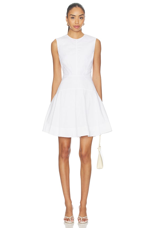 view 1 of 3 Mini Karrigan Dress in White