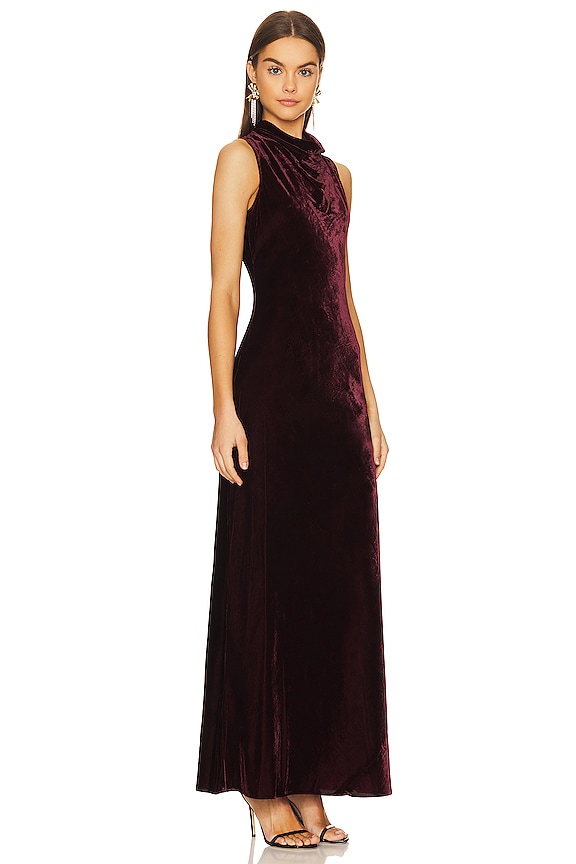 view 2 of 3 Kura Dress in Merlot