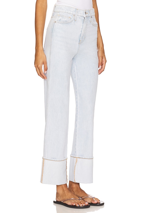 view 2 of 6 Dylan Ankle High Rise Straight in Pale Stone