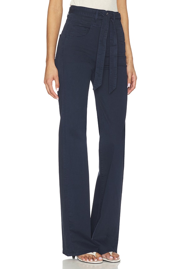 view 2 of 6 Rosanna Corset Wide Leg Jeans in Navy