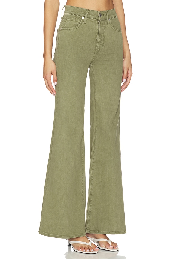 view 2 of 6 Joplin Wide Flare Jeans in Army