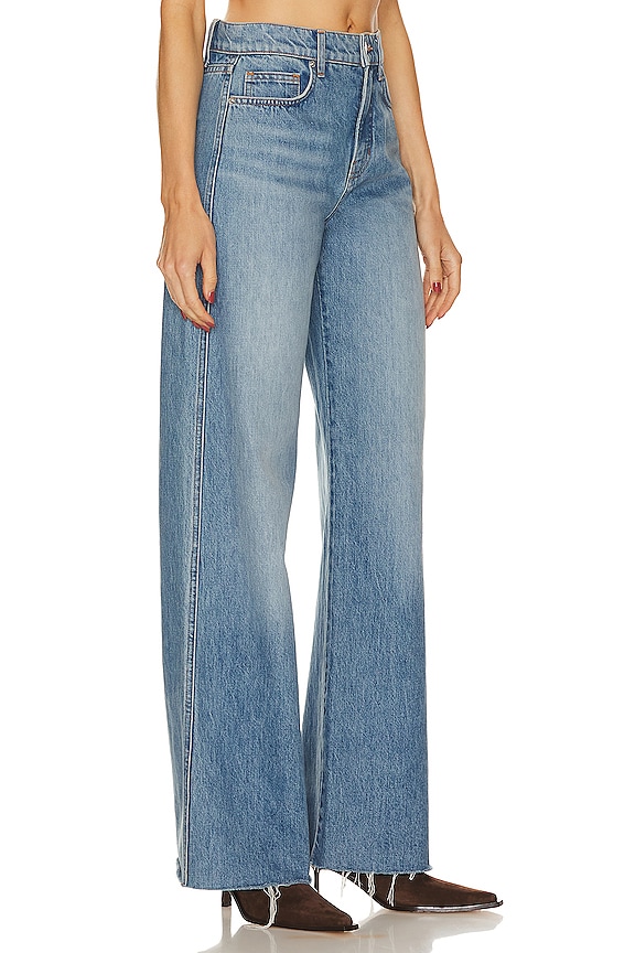 view 2 of 4 ШИРОКИЕ ДЖИНСЫ ВЫСОКОЙ ПОСАДКИ TAYLOR in Bright Lakeshore