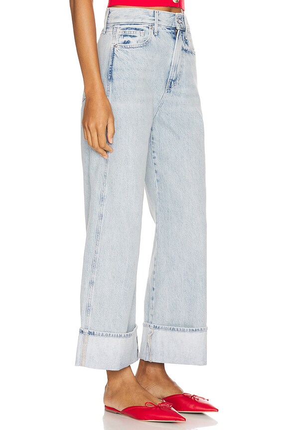 view 2 of 6 Taylor Cropped Wide Pant in Airway Cloud