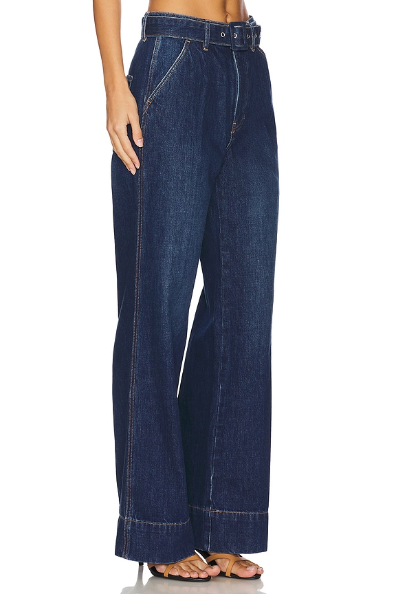 view 2 of 6 Taylor High Rise Wide Leg Jeans in Dusted Oxford