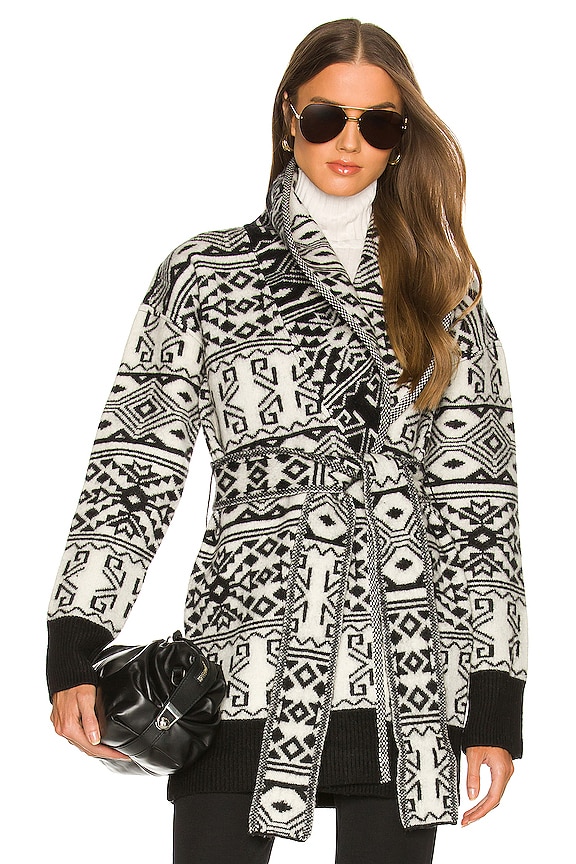 view 2 of 5 Carrington Cardigan in Black Multi