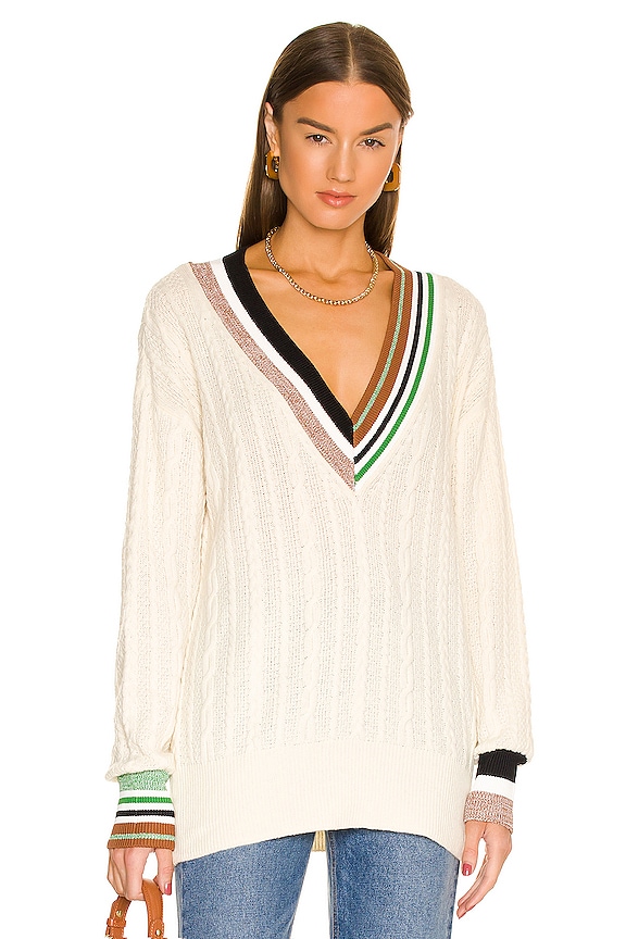view 2 of 5 Rory V-Neck Pullover in Ivory