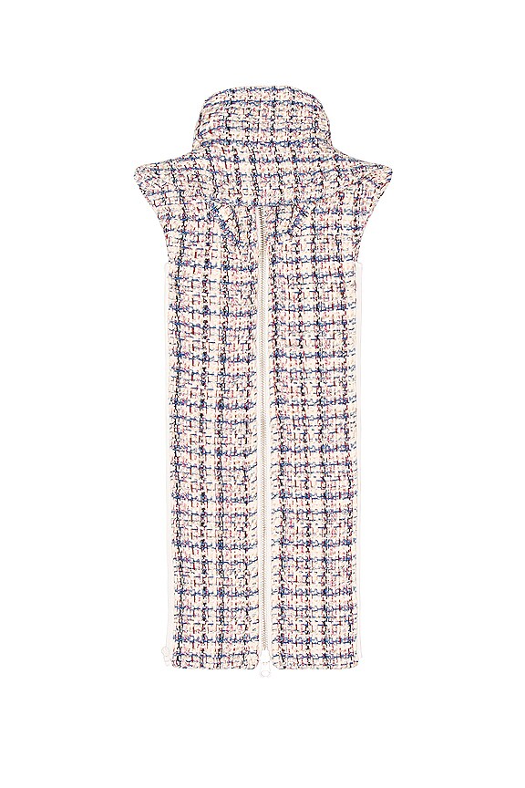 view 2 of 4 Turtleneck Dickey in Blue & Red Multi