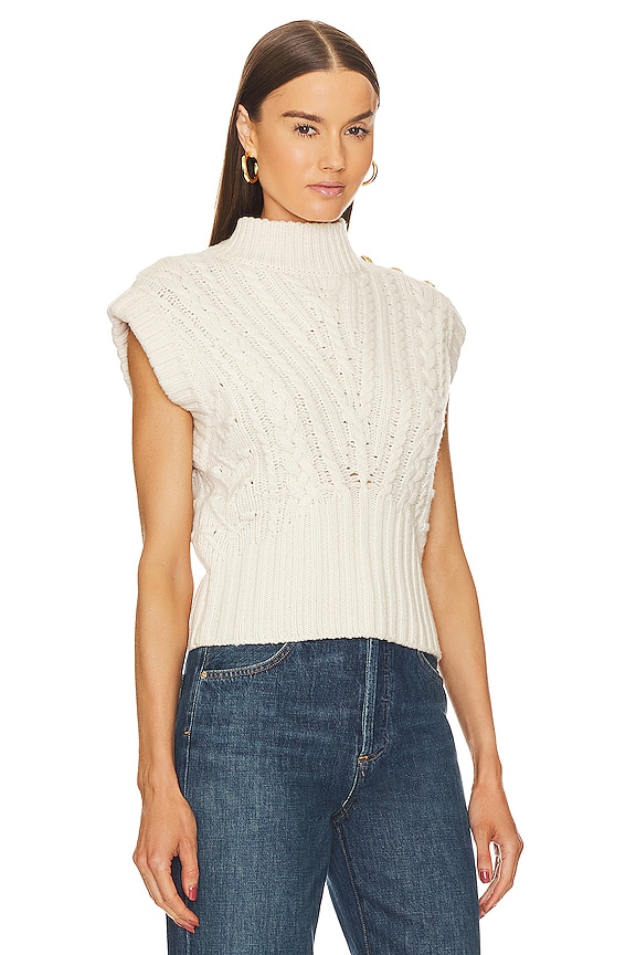 view 2 of 4 Holton Knit Vest in Off-white