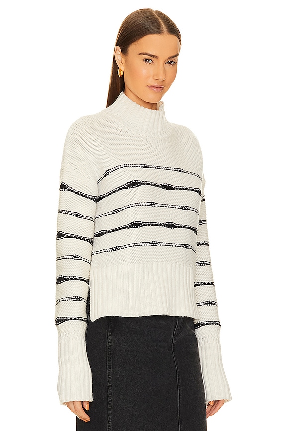 view 2 of 4 Viori Sweater in White & Black