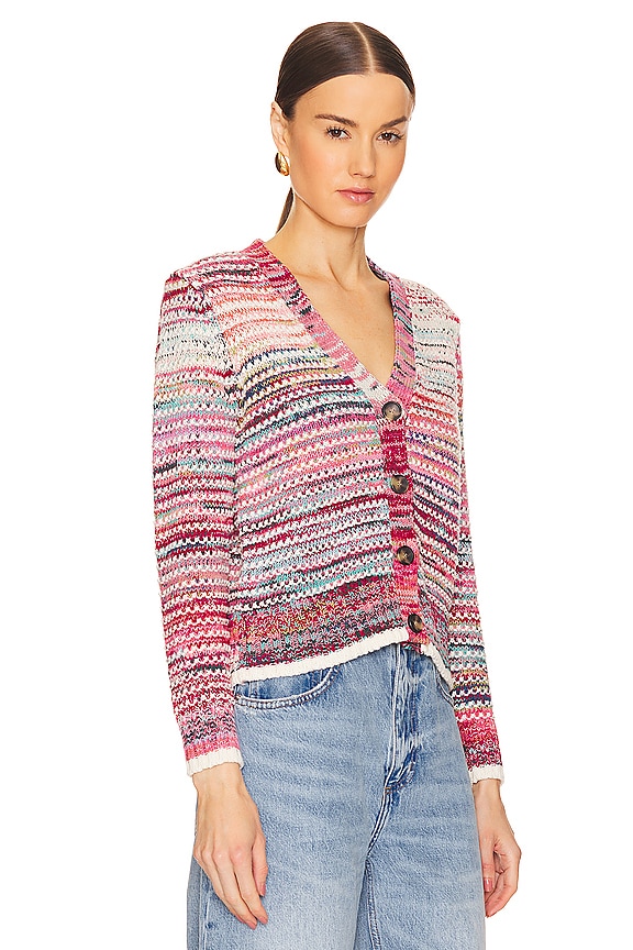 view 2 of 5 КАРДИГАН ANSONIA in Pink Multi