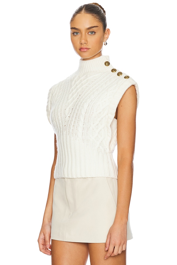 view 2 of 5 CHALECO DE PUNTO HOLTON in Ivory