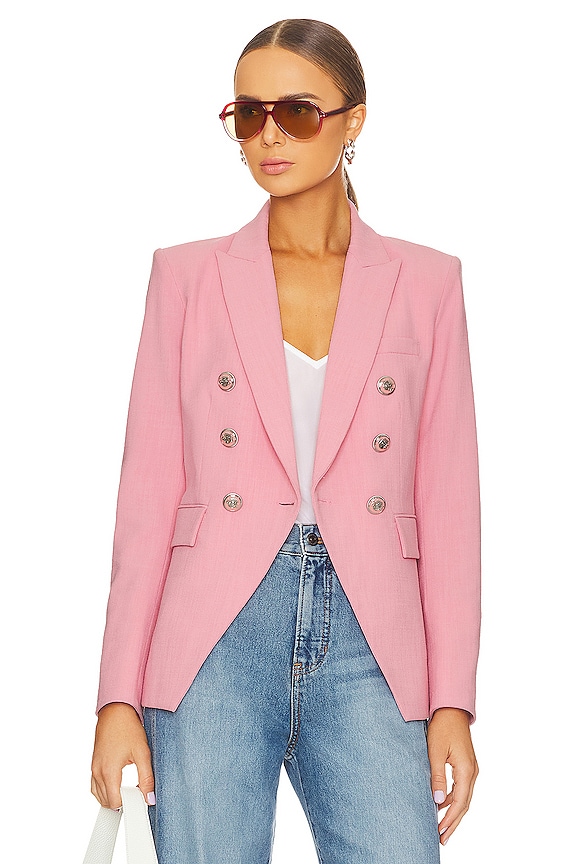 Veronica Beard Miller Dickey Jacket in Peony | REVOLVE