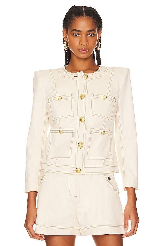 view 2 of 5 Ferazia Jacket in Ecru