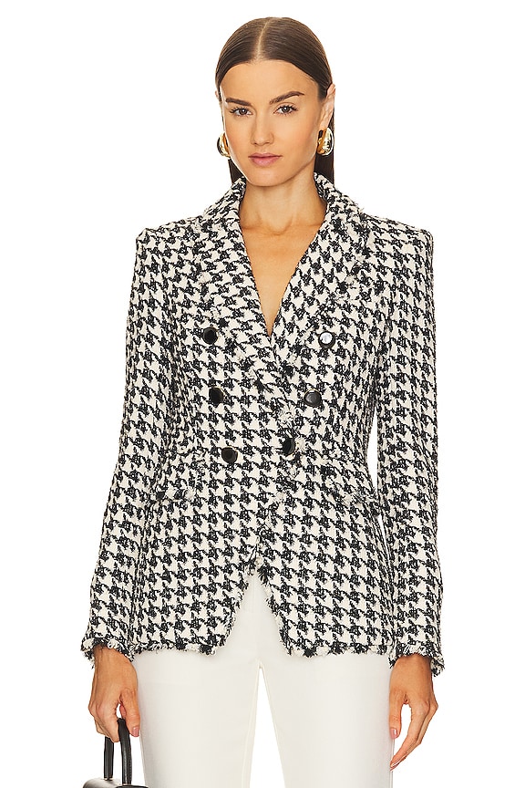 view 2 of 6 КЛАССИЧЕСКИЙ ПИДЖАК MILLER in Black & Off-white