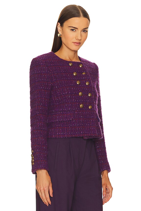 view 2 of 4 Bentley Jacket in Aubergine Multi