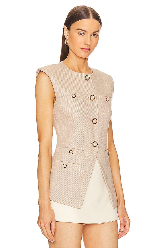 view 2 of 4 Tamara Vest in Sandalwood Melange