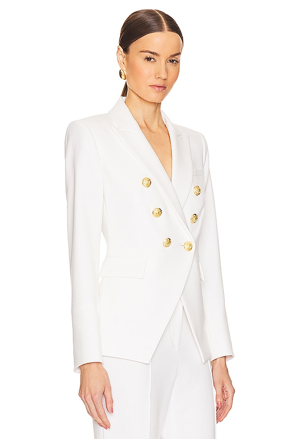 view 2 of 5 Miller Dickey Jacket in Off White & Gold