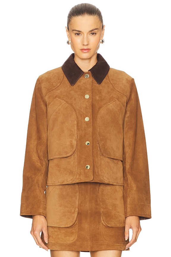 view 2 of 5 Walters Cropped Barn Jacket in Whisky