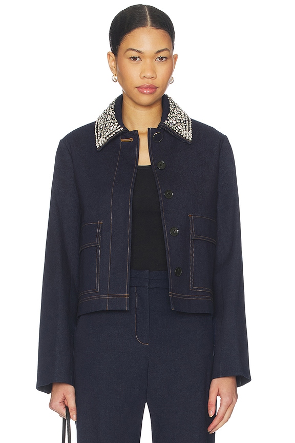 view 2 of 6 Embellished Barrington Jacket in Midnight Wash