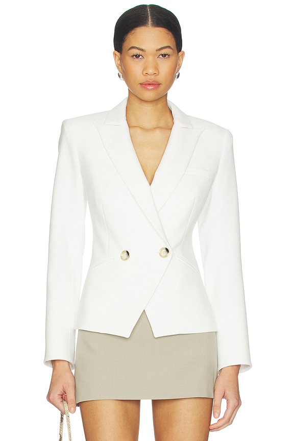 view 2 of 5 Cropped Rickie Dickey Jacket in White