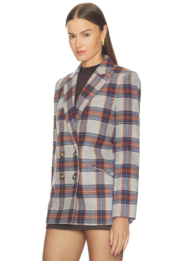 view 2 of 5 Oria Dickey Jacket in Heather Grey Multi