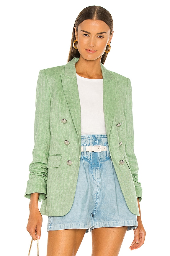 Veronica Beard Beacon Dickey Jacket in Green | REVOLVE