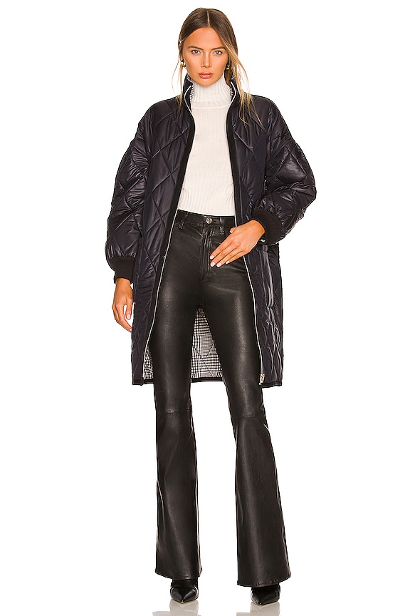 view 2 of 5 Shanna Reversible Puffer in Navy Multi