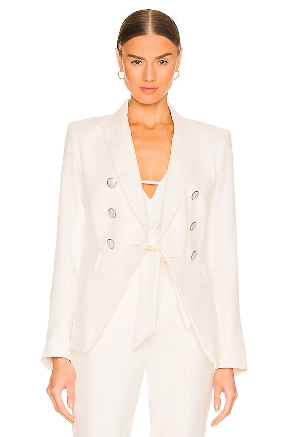 Veronica Beard Miller Dickey Jacket in White | REVOLVE