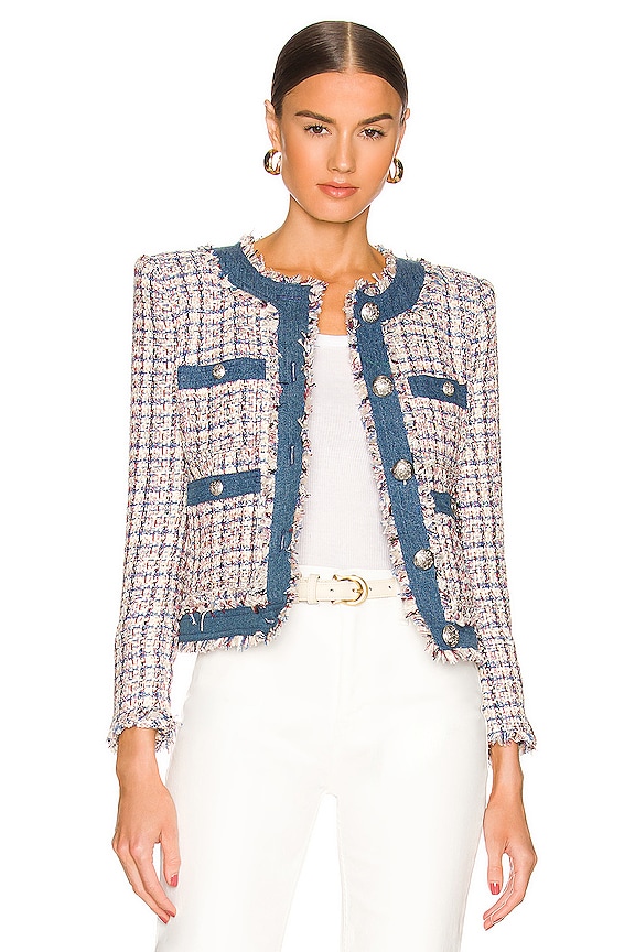 view 1 of 4 КУРТКА ESTEN in Blue & Red Multi