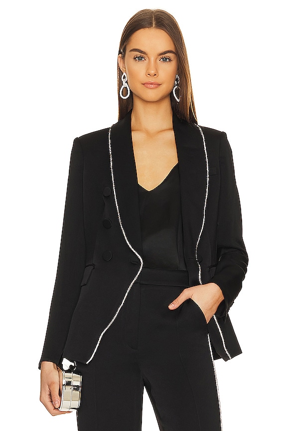 Veronica Beard Jagger Dickey Jacket in Black | REVOLVE