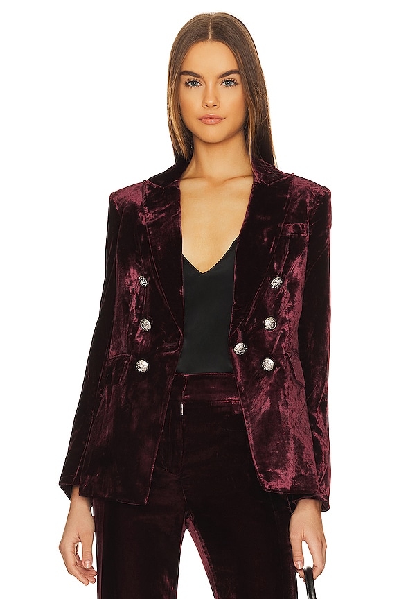 view 1 of 5 Gaya Dickey Jacket in Merlot