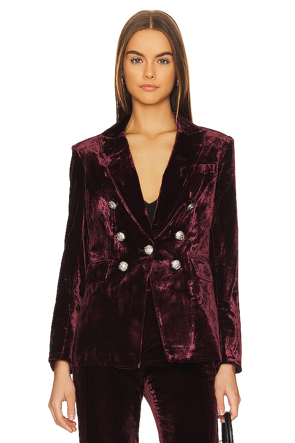 view 2 of 5 Gaya Dickey Jacket in Merlot