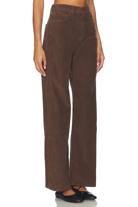 view 2 of 6 Taylor High Rise Wide Leg in Dark Umber